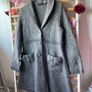 coat grey 100% wool coat James Lakeland vintage inspired 10/12 medium Image 7