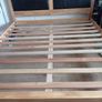 king bed frame light oak Image 7