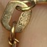 8kt Gold Necklace with 8kt Angel wings Image 4