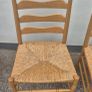Country kitchen ladder back chairs (six) price drop Image 2