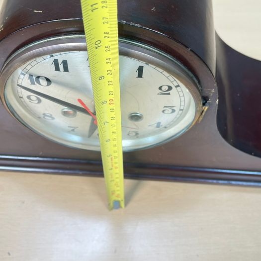Wooden Napoleon Hat Mantle Clock - Large - Spares or Restoration