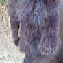 Art Deco 4ft Real Black Fox Fur Stole(Super Rare) Image 5