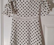 River Island new boat neck beautiful dress size 11/12Y