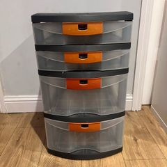 plastic storage unit