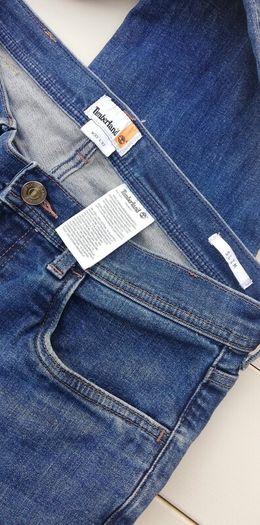 Timberland mens TFO stretch denim slim leg blue jeans W32 L32
