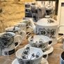 Sarah Horne Botanicals Fine Bone China Blossom Cappuccino Cup & Saucer Image 2