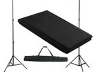 Backdrop Support System 300 x 300 cm Black