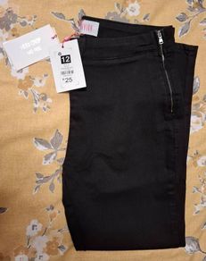 Savida Crop Black Denim Jeans BNWT
