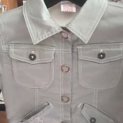 Cute pale green jacket Age 3-4 fleece lined