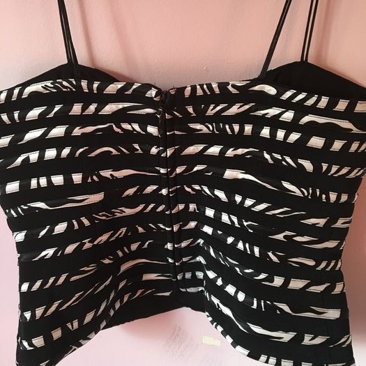 As New Designer Bustier With shoestring straps Size 14 Worn once