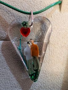 Hand made Resin Necklace
