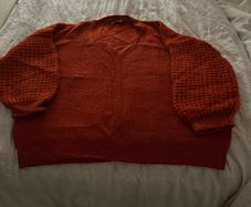 Stella McCartney Oversized Orange Jumper UK14