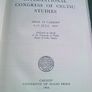 Proceedings of the International Congress of Celtic studies 1963. Wales. Image 2