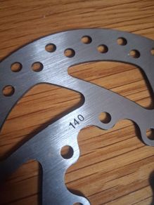 e scooter 140mm disk breaks (fits 10 inch wheels )brand new
