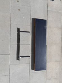 IKEA Lack Floating Shelf black
