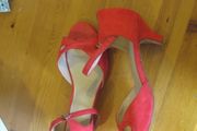RED    size 7 extra wide ....