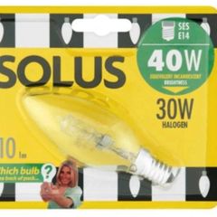 Solus lightbulb ses candle