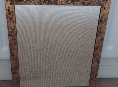 Contemporary Mirror With Unusual Frame