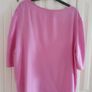 ICHI Pink V Neck Top Image 3