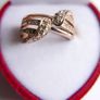 Vintage 18K GP Gold Plated Ring size K Image 3
