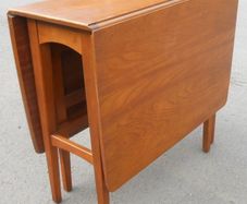 Mid-century drop-leaf dining table