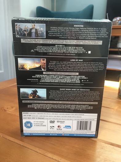 3 Film collection dvd set