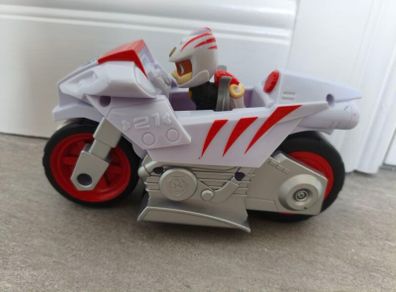 MOTO Pups Wildcat: PAW Patrol Deluxe Pull Back Motorcycle