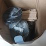 Set of 3 Black Metal  Candle Sticks Holders.  In The  Original  Box. Image 3