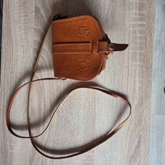 Small Handmade Genuine Leather Saddle Bag |