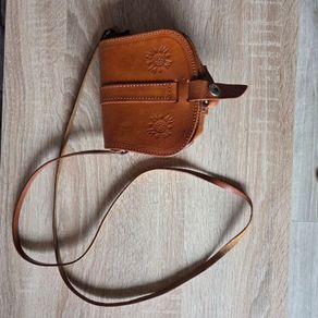 Small Handmade Genuine Leather Saddle Bag |