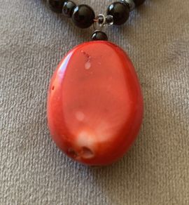 Red Coral Pendant