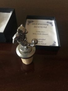 NEW- Pewter Bottle Stopper