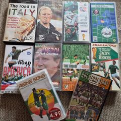 Republic of Ireland football vhs collection x 10