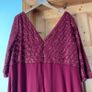 Stunning Ever Pretty burgundy plus size occasion dress New Image 4
