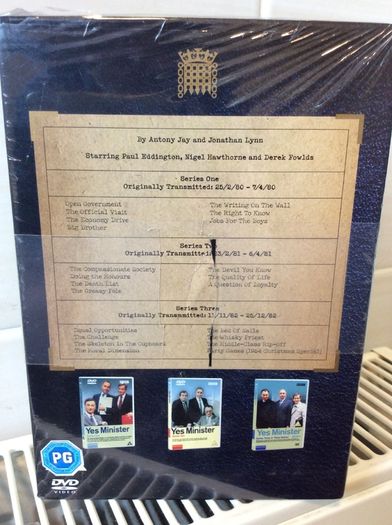Yes Minister. Complete Box Set Four Disc Set. Brand New In Plastic. Collect In Dublin Or Receive Via Post.