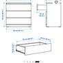 White Chest of 3 Drawers Image 6
