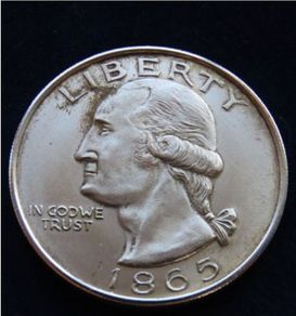 George Washington Dollar facsimile 1865
