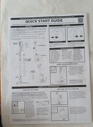 Shark cordless vacuum cleaner