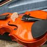 Valencia  1/2 Half Size Student Violin Outfit with Case, Bow Image 5