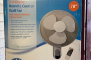 16" Wall Mount Fan with Remote Control