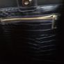 PETA + JAIN Saint Tote Bag in Black Croc Image 4