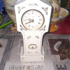 Donegal Parian China Claddagh Grandfather Mantel Clock Postage Available