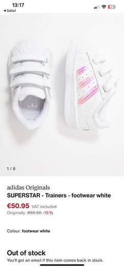 Adidas girl shoes size uk 5
