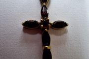 Gold cross &amp; chain