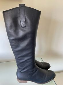 Gabor navy knee high boots
