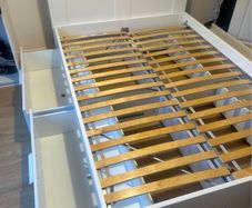 ikea  Storage King Bed with headboard