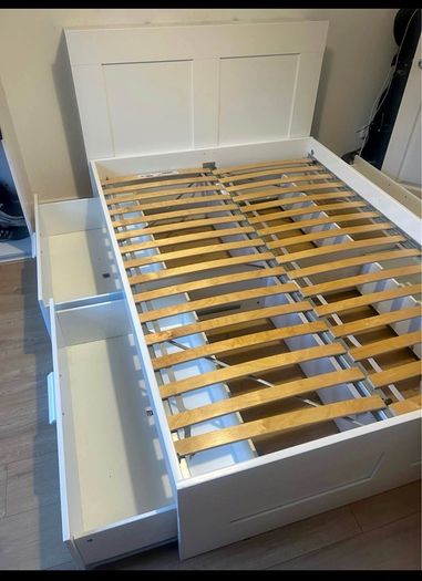 ikea  Storage King Bed with headboard