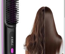 Portable Wireless Hair Straightener Brush