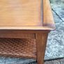 Large coffee table - good condition Dimentions: 34 inches wide, 57 inches long, 20 inches high. Image 3