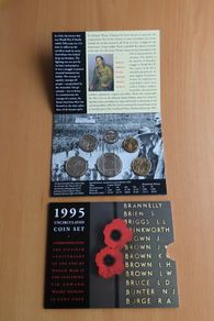 Australia 1995 Royal Australian Mint 6 Coin Uncirculated Mint Set - 50 Years End WWII